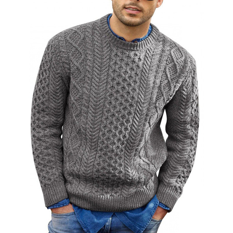 Damon | Men's Crew Neck Knit Sweater