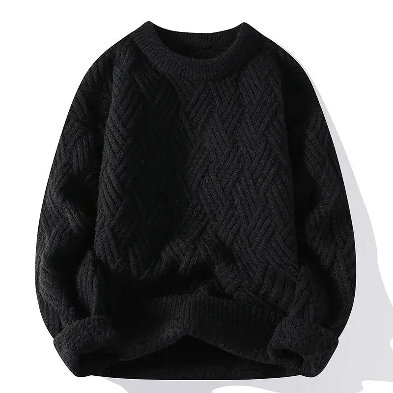 Morgan | Men's Crewneck Patterned Sweater